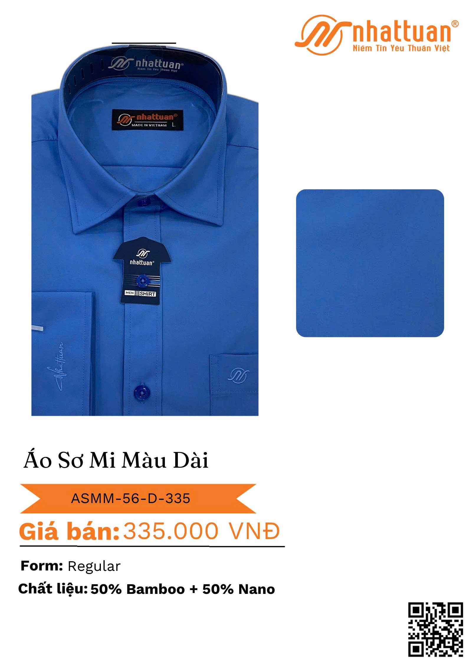 ÁO SƠ MI MÀU TAY DÀI