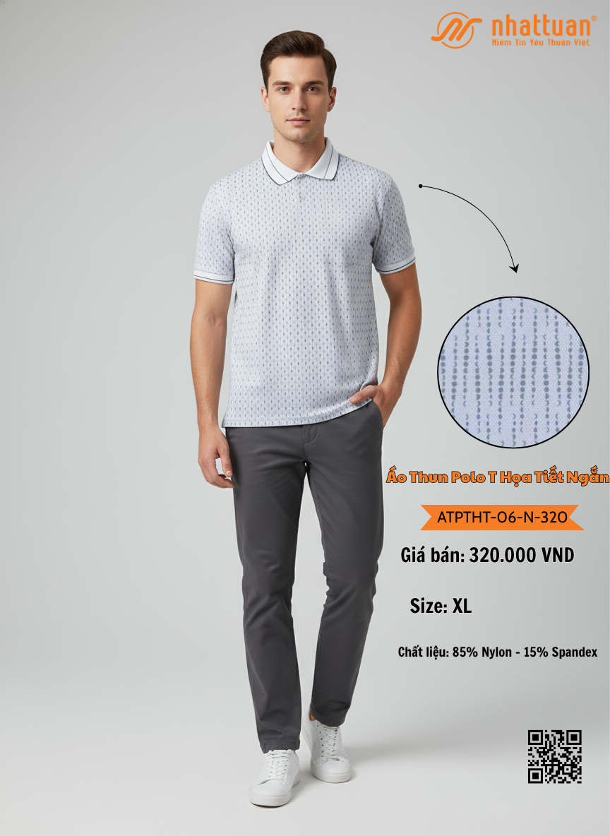 Áo Thun Polo T Họa Tiết 06 Ngắn 320