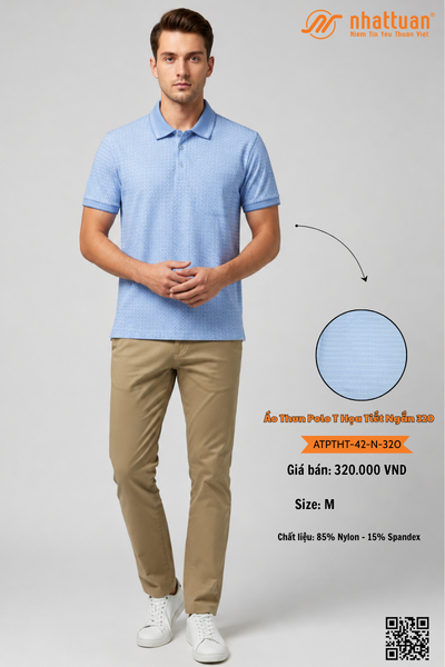Áo Thun Polo T Họa Tiết 42 Ngắn 320