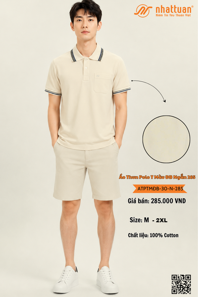 Áo Thun Polo T Màu ĐB Ngắn 285.