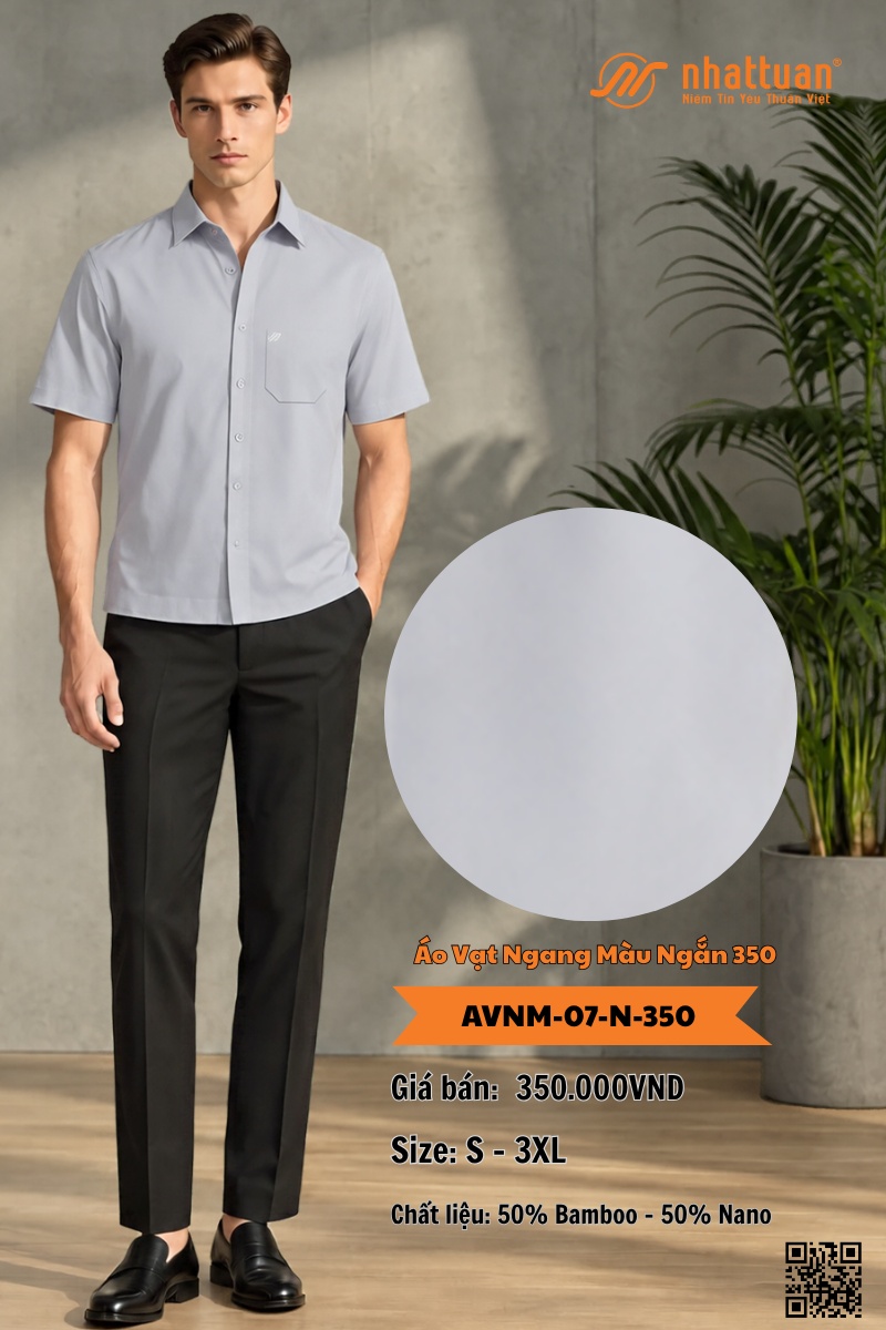 Áo Vạt Ngang Màu Ngắn 350.