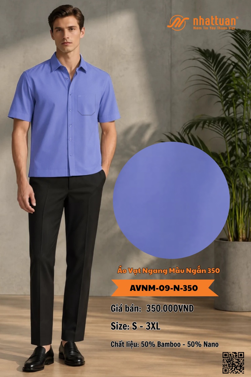 Áo Vạt Ngang Màu Ngắn 350.
