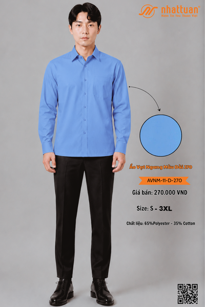 Áo Vạt Ngang Màu Dài 270.