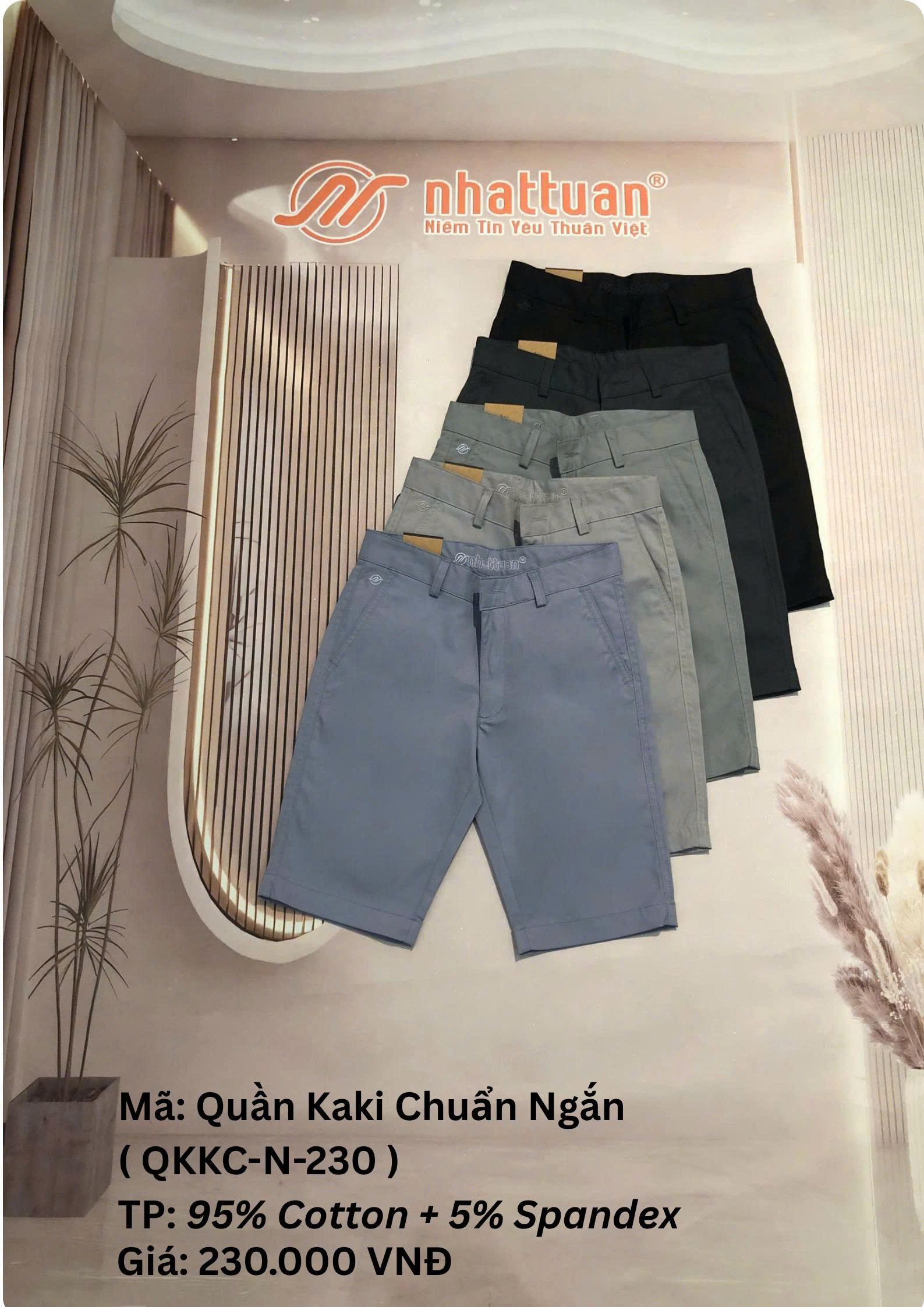 QUẦN KAKI CHUẨN NGẮN