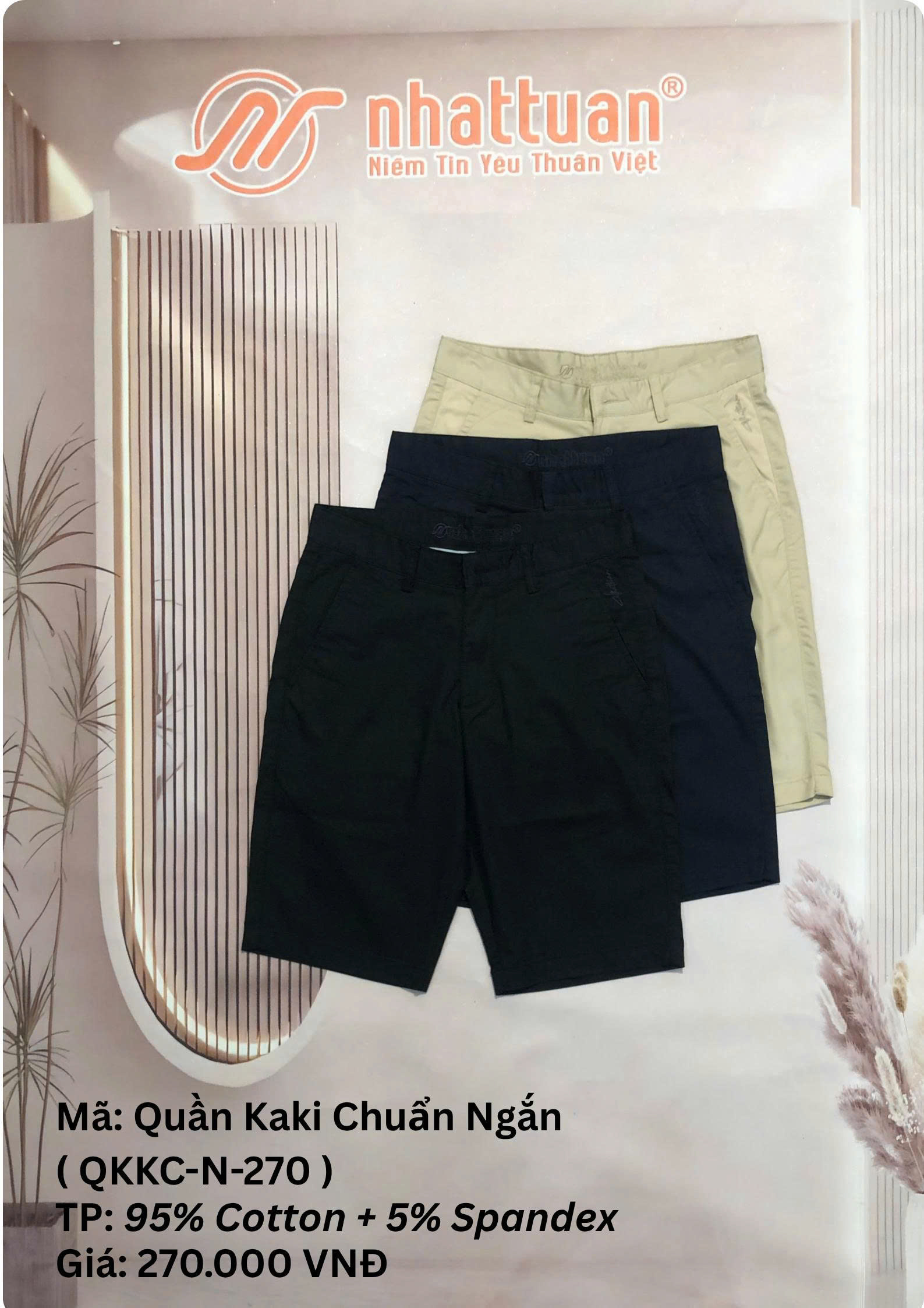 QUẦN KAKI CHUẨN NGẮN