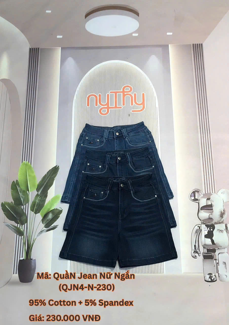 QUẦN JEAN NỮ NGẮN