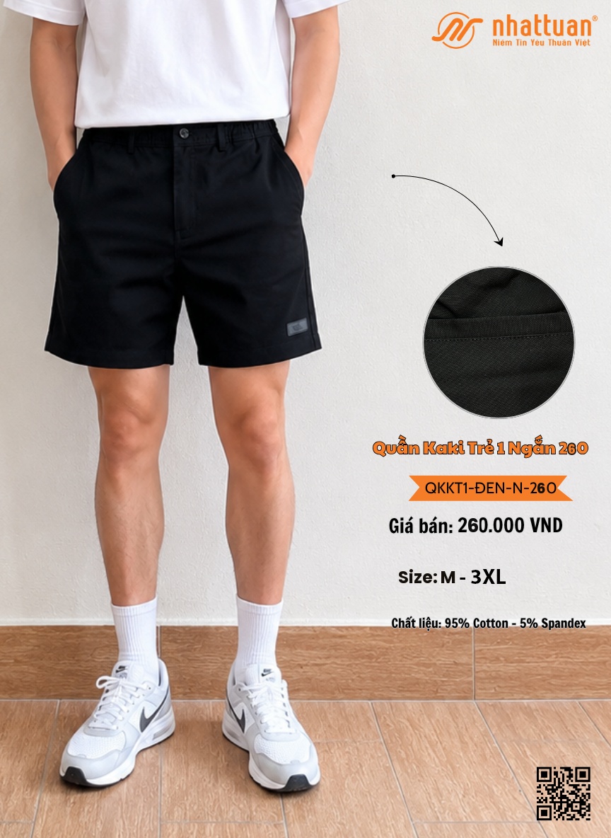 Quần Kaki Trẻ 1 - Ngắn 260.