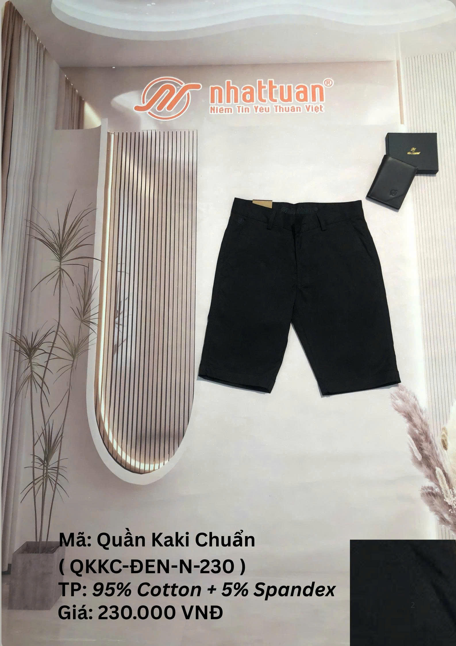 QUẦN KAKI CHUẨN NGẮN