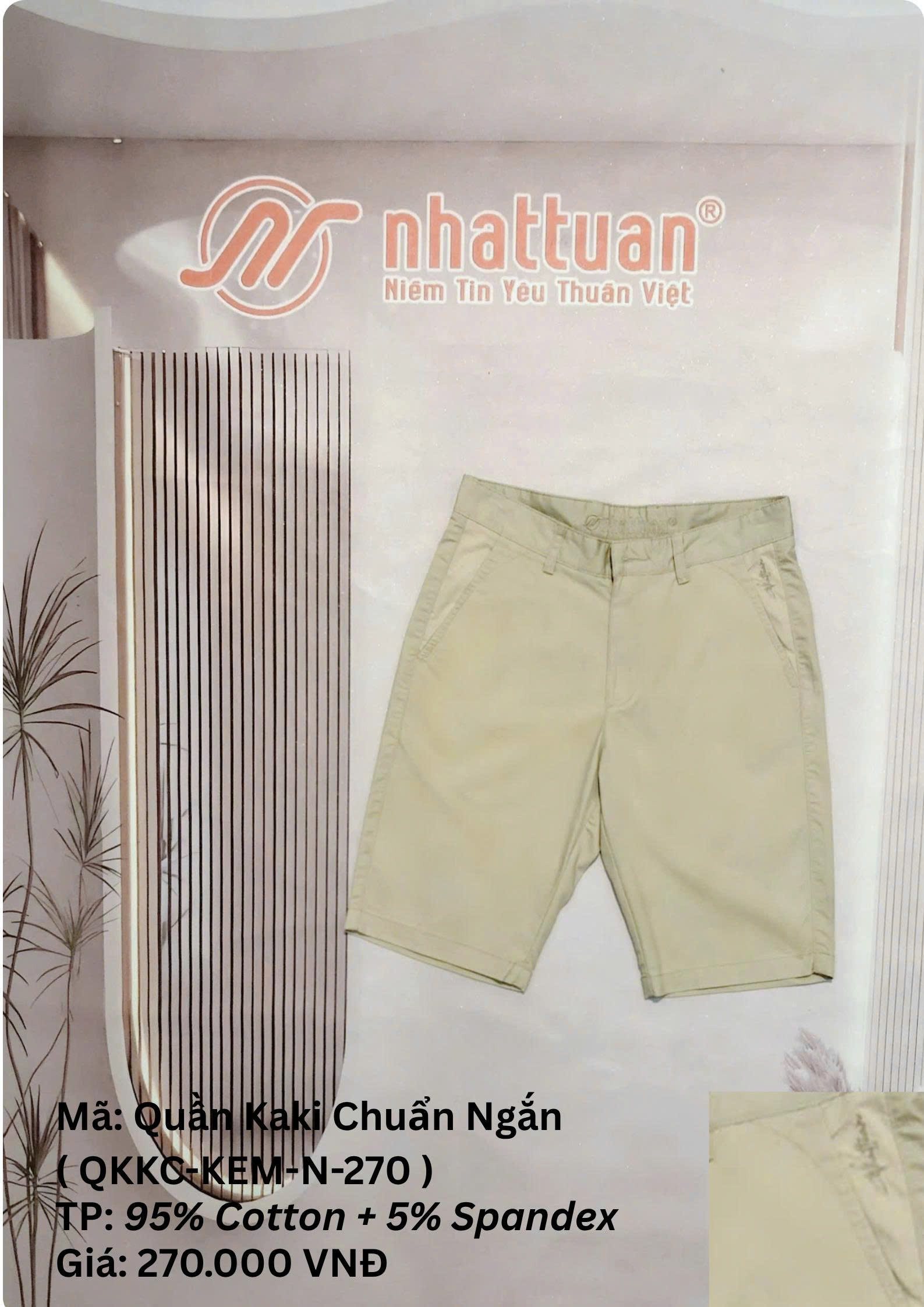 QUẦN KAKI CHUẨN NGẮN