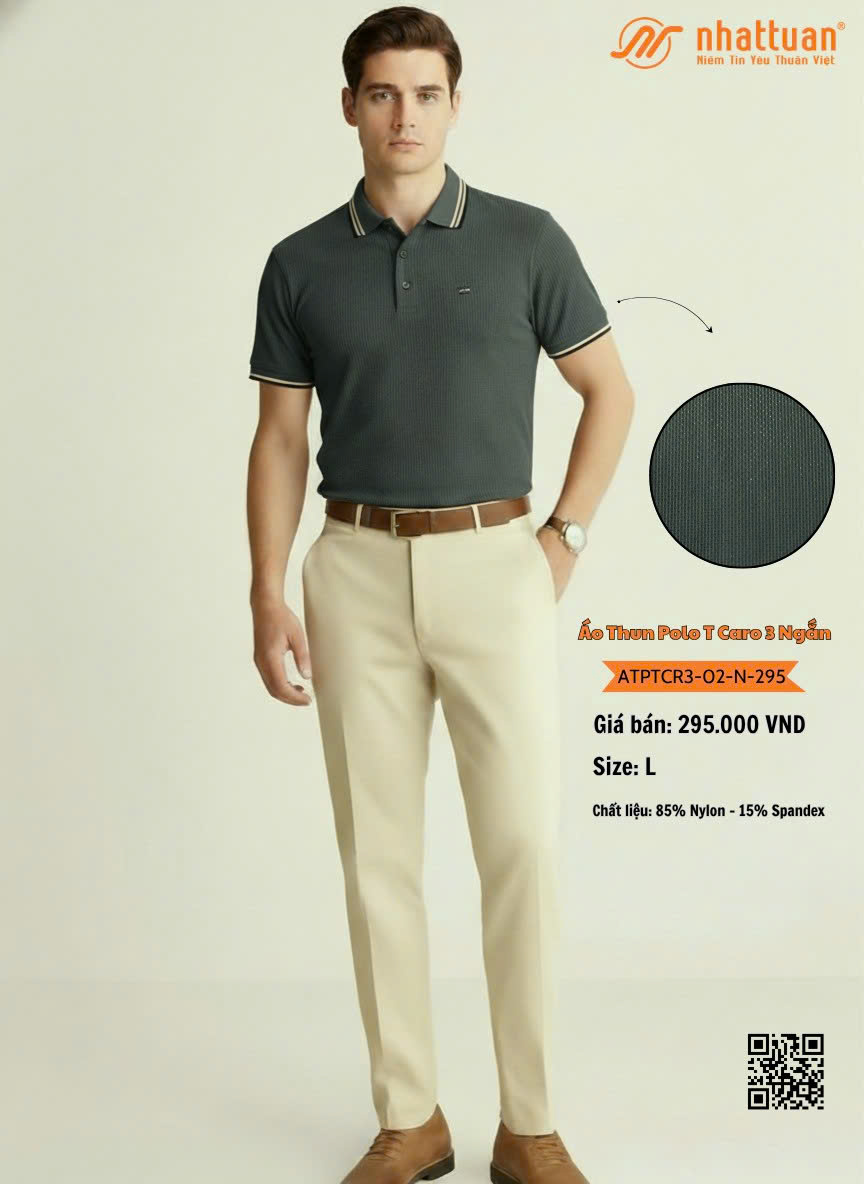 Áo Thun Polo T Caro 3-02 Ngắn 295