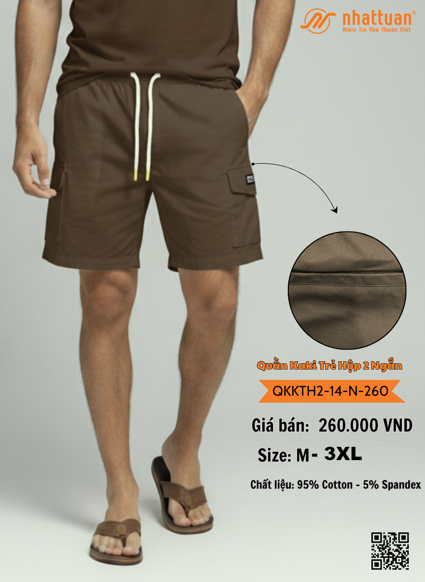 Quần Kaki Trẻ Hộp 2 Ngắn 270.