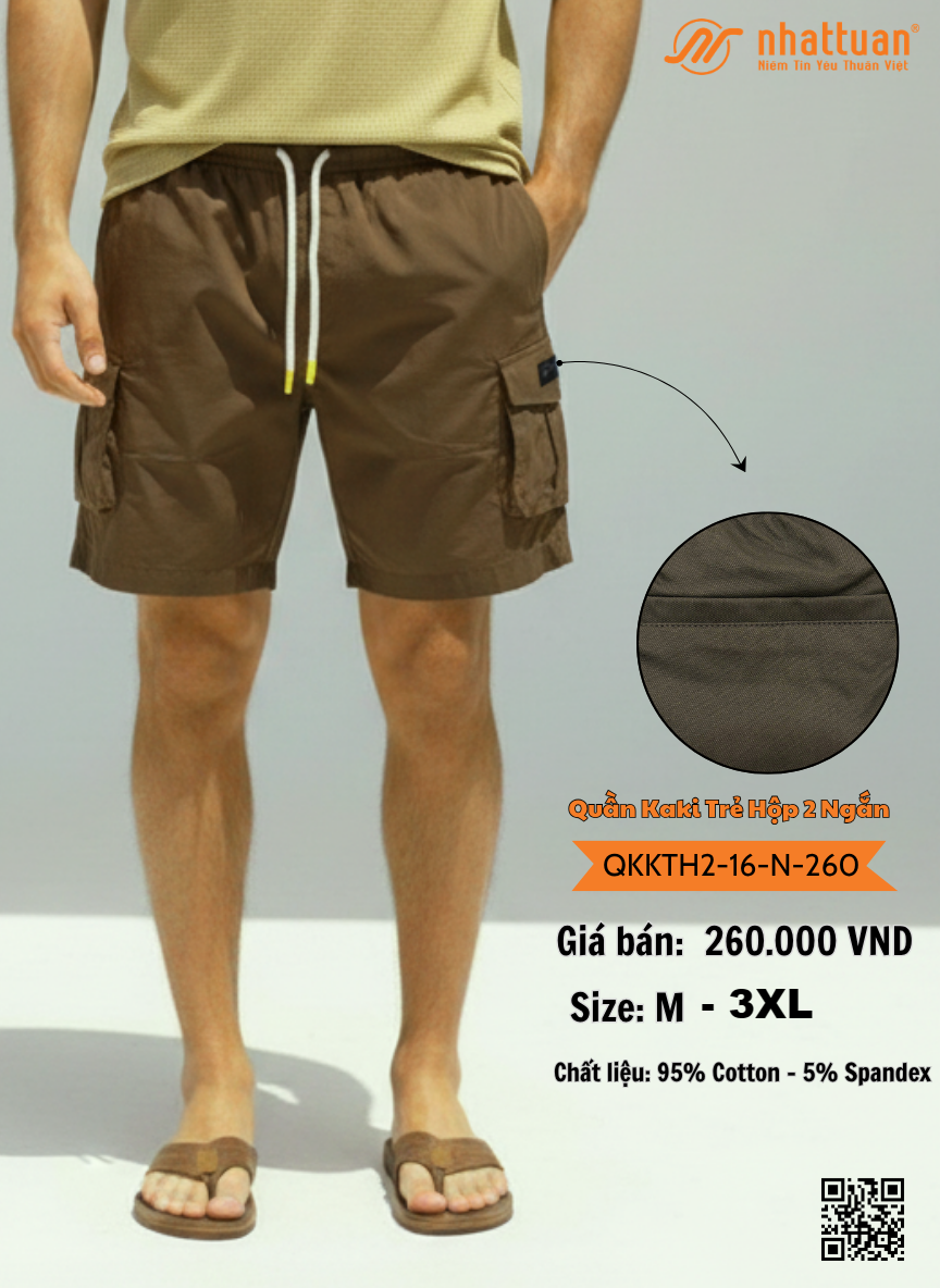 Quần Kaki Trẻ Hộp 2 Ngắn 270.