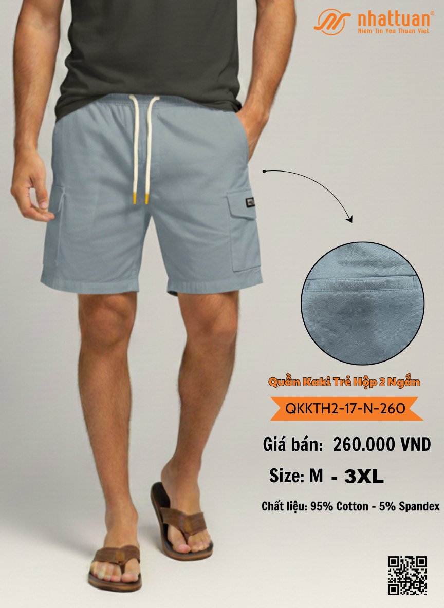 Quần Kaki Trẻ Hộp 2 Ngắn 270.