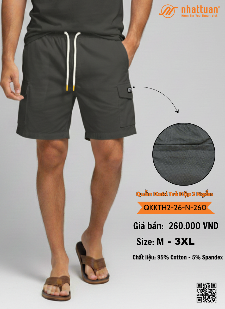Quần Kaki Trẻ Hộp 2 Ngắn 270.