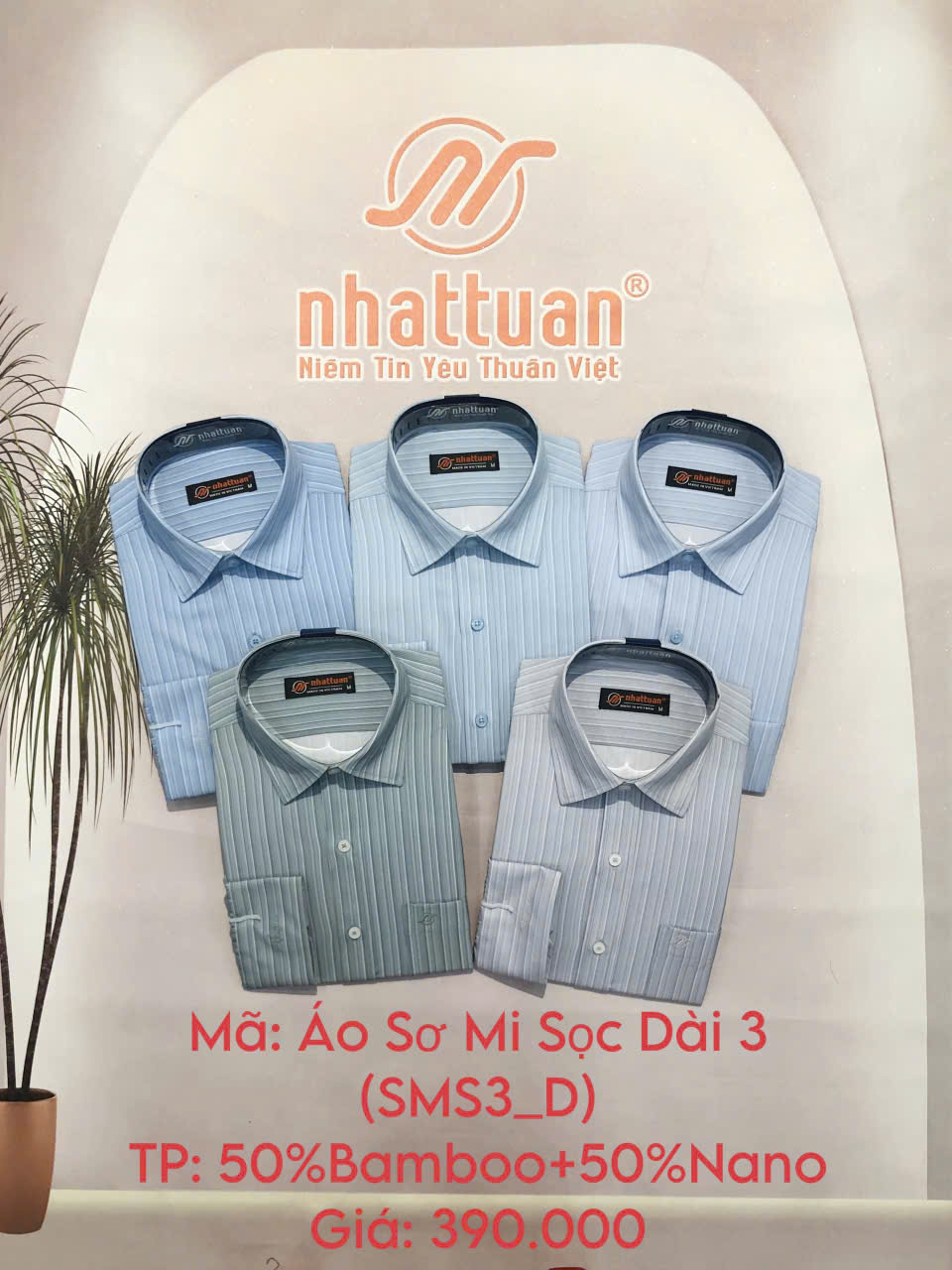 ÁO SƠ MI SỌC TAY DÀI