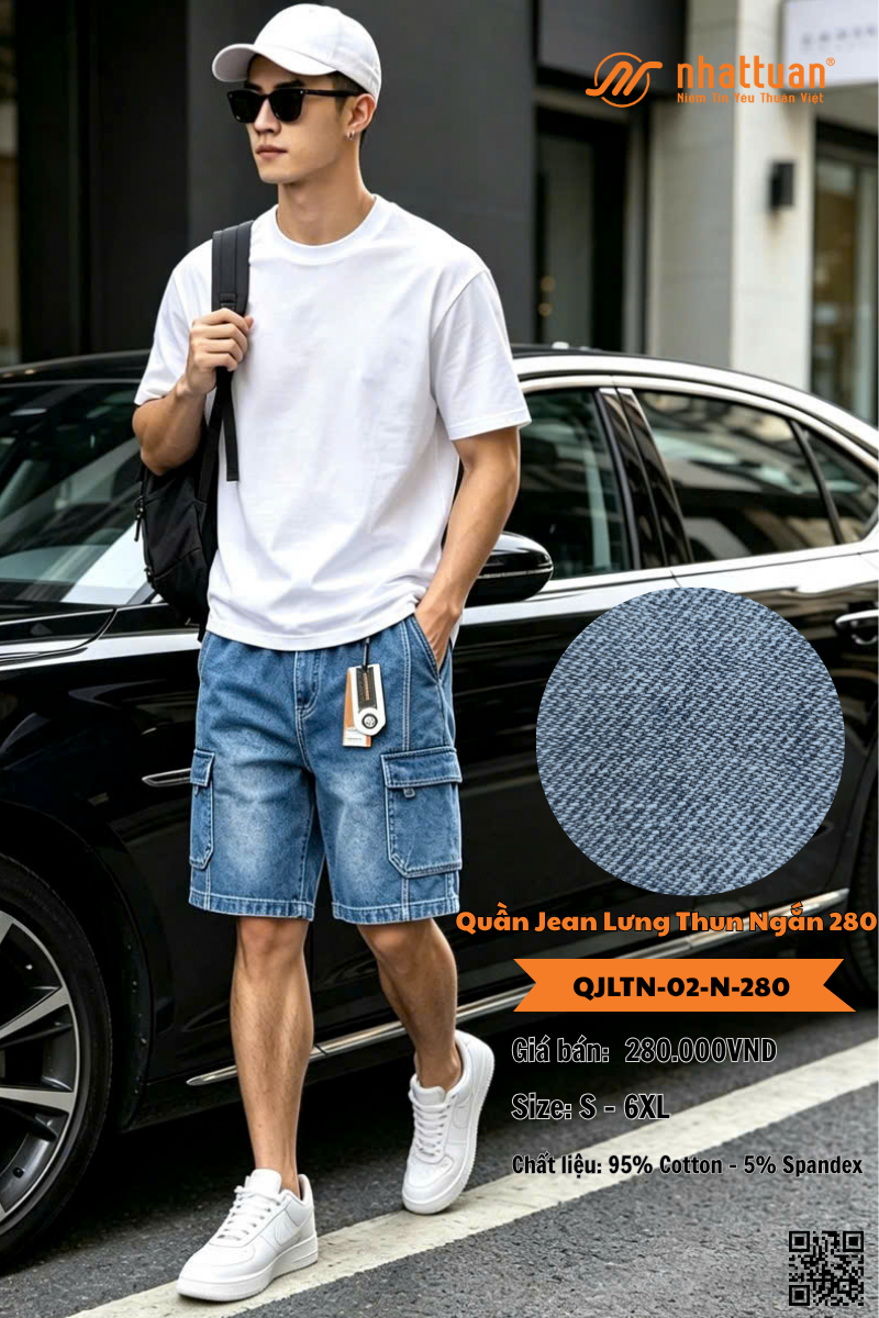 Quần Jean Lưng Thun Ngắn 280