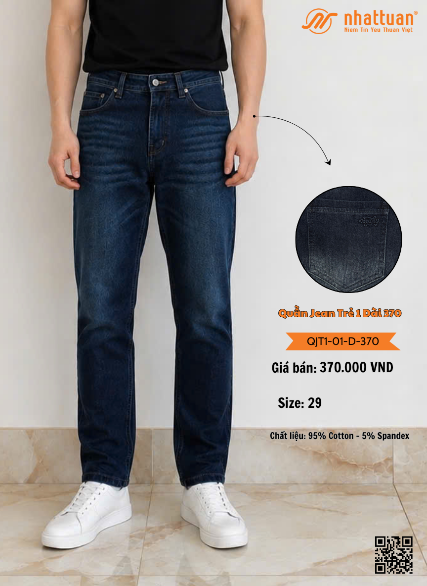 Quần Jean Trẻ 1-01 Dài 370