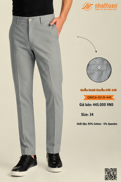 Quần Kaki Chuẩn 6-02 Dài 445
