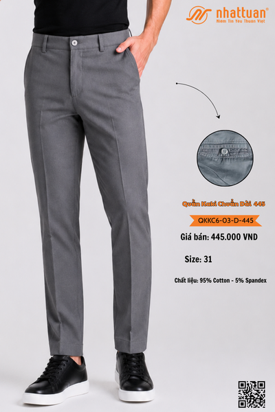 Quần Kaki Chuẩn 6-03 Dài 445