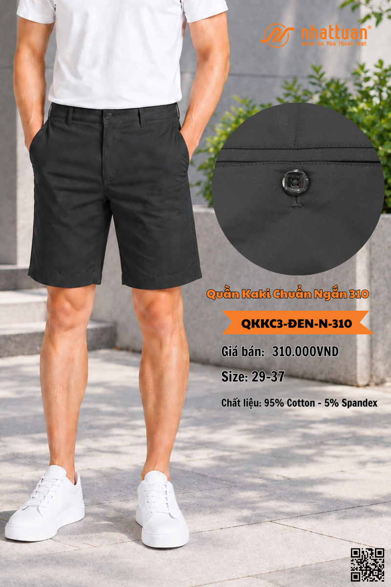 Quần Kaki Chuẩn 3 Ngắn 310