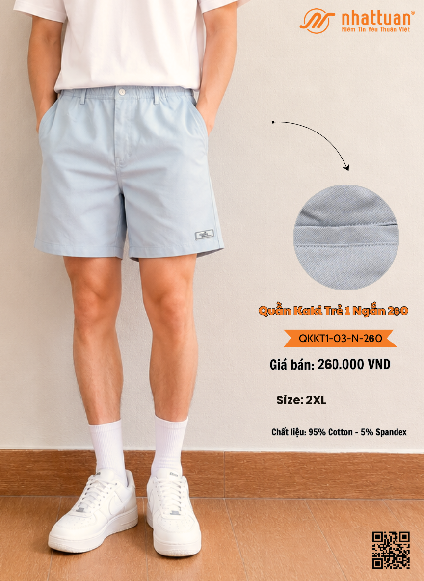 Quần Kaki Trẻ 1 - Ngắn 260.