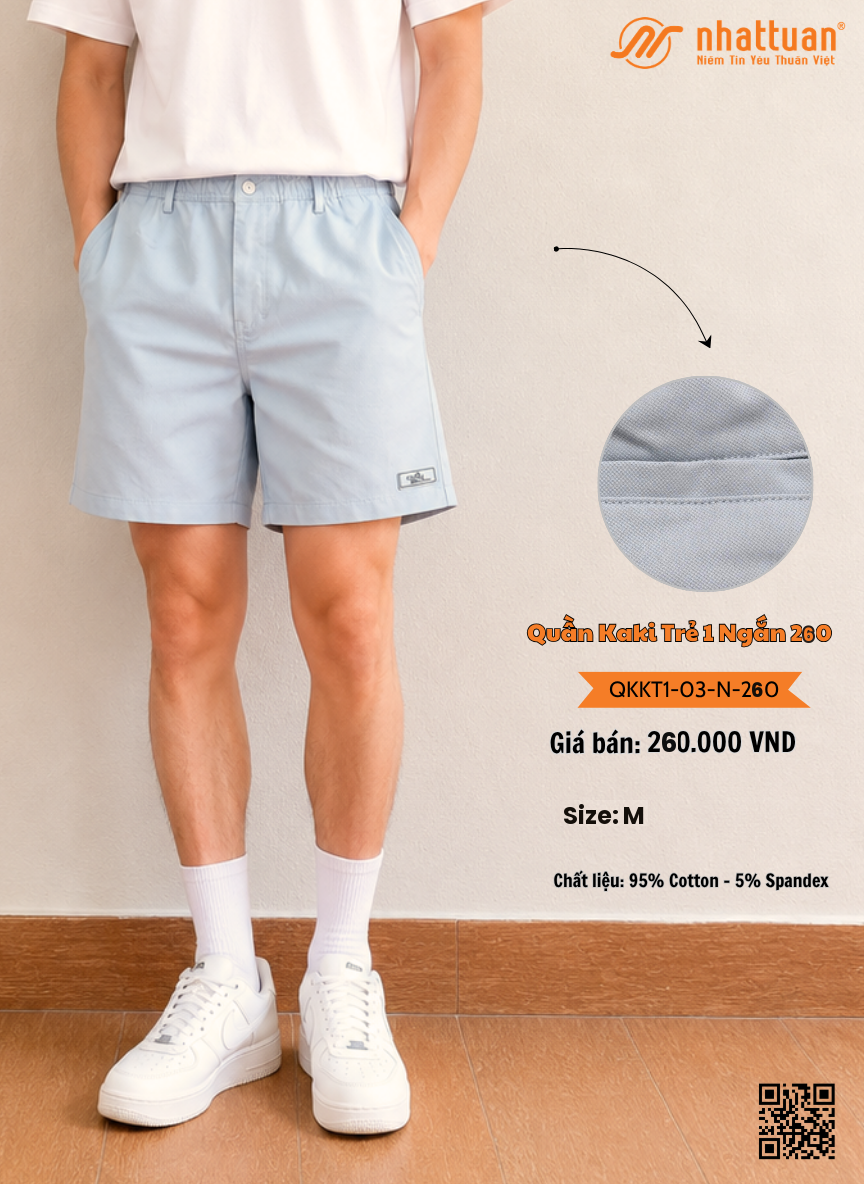 Quần Kaki Trẻ 1 - Ngắn 260.