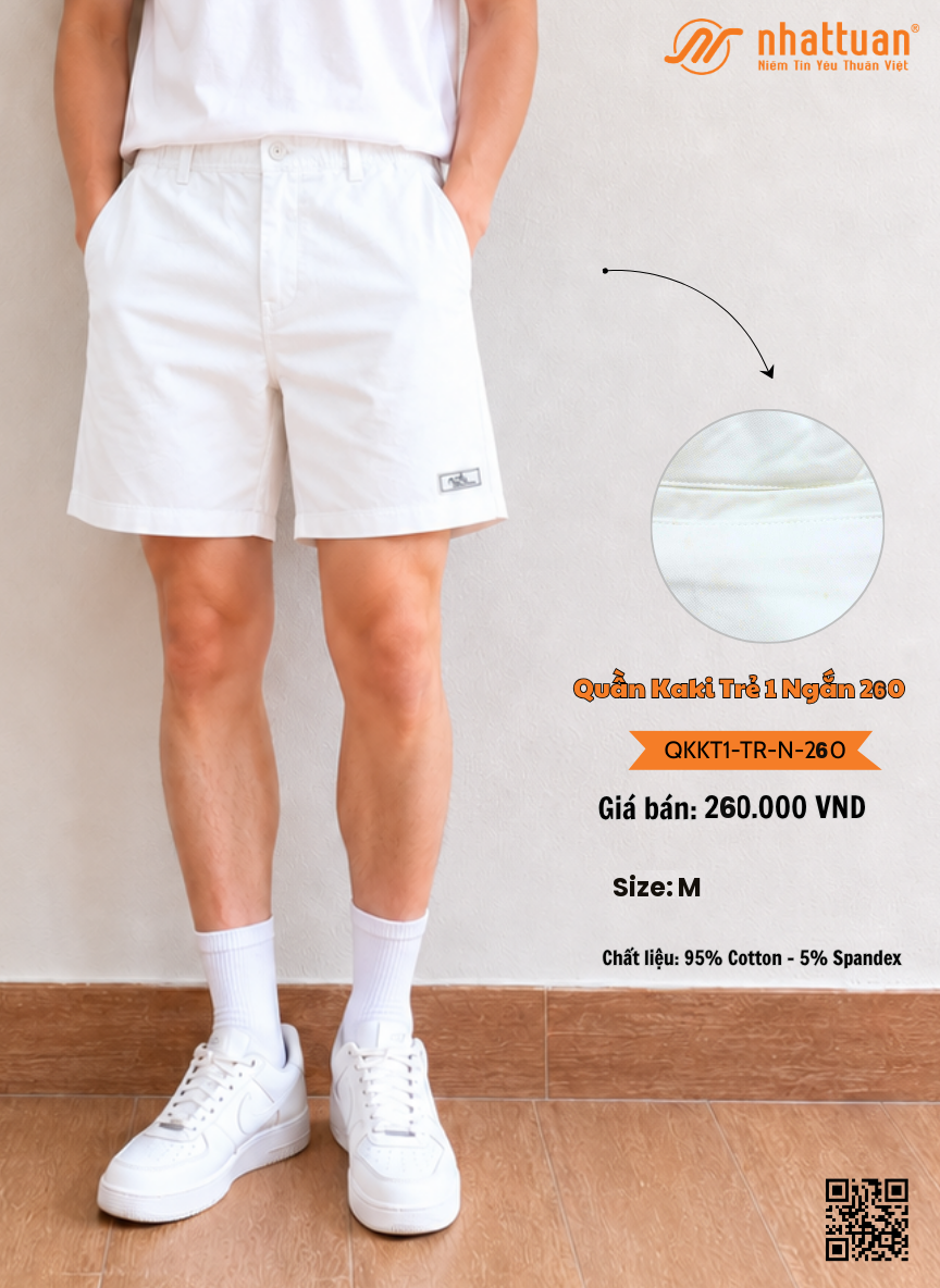 Quần Kaki Trẻ 1 - Ngắn 260.