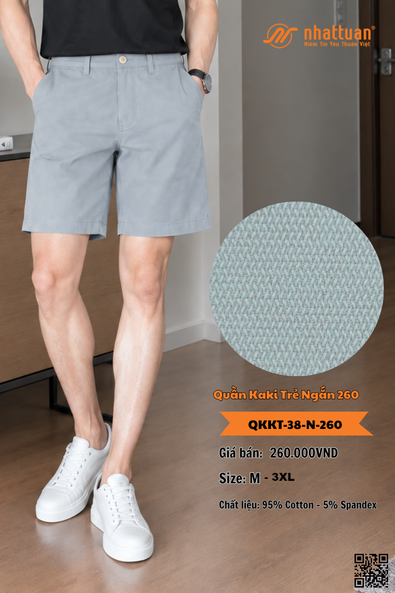 Quần Kaki Trẻ Ngắn 260.