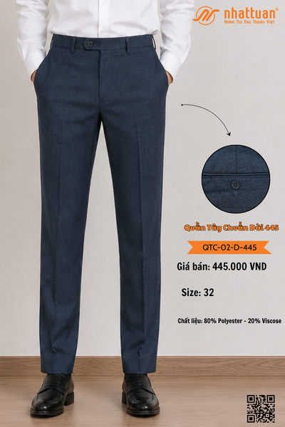 Quần Tây Chuẩn 02 Dài 445