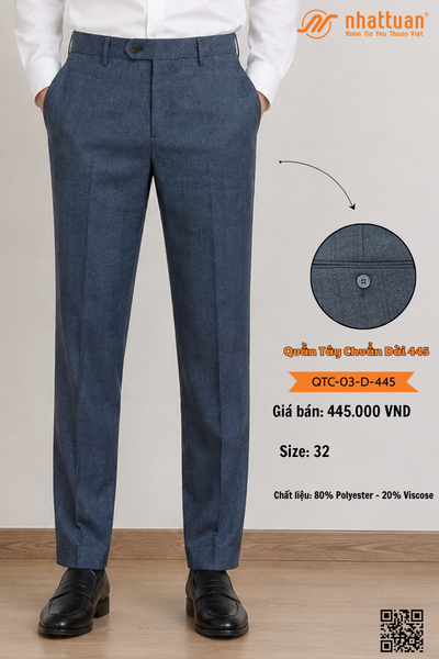 Quần Tây Chuẩn 03 Dài 445