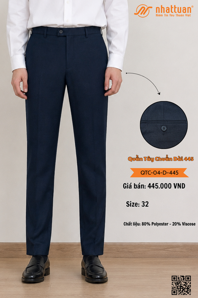 Quần Tây Chuẩn 04 Dài 445