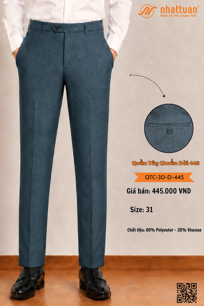 Quần Tây Chuẩn 30 Dài 445