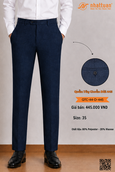 Quần Tây Chuẩn Dài 445-Lẻ