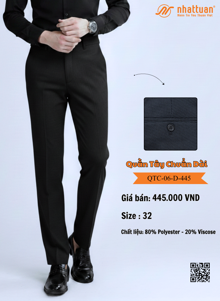 Quần Tây Chuẩn 06 Dài 445