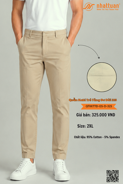 Quần Kaki Trẻ Tăng Đơ 05 Dài 325*