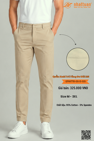 Quần Kaki Trẻ Tăng Đơ Dài 325