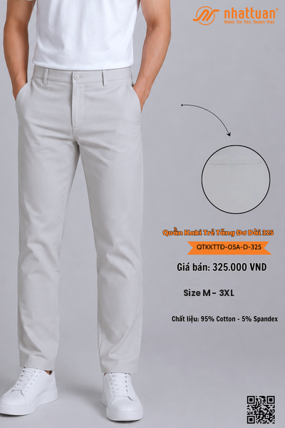 Quần Kaki Trẻ Tăng Đơ Dài 325