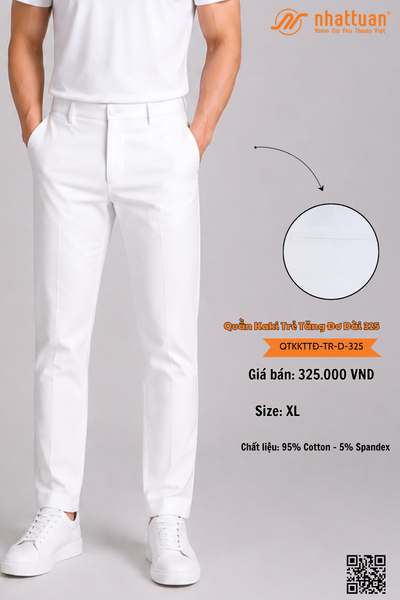 Quần Kaki Trẻ Tăng Đơ TR Dài 325*