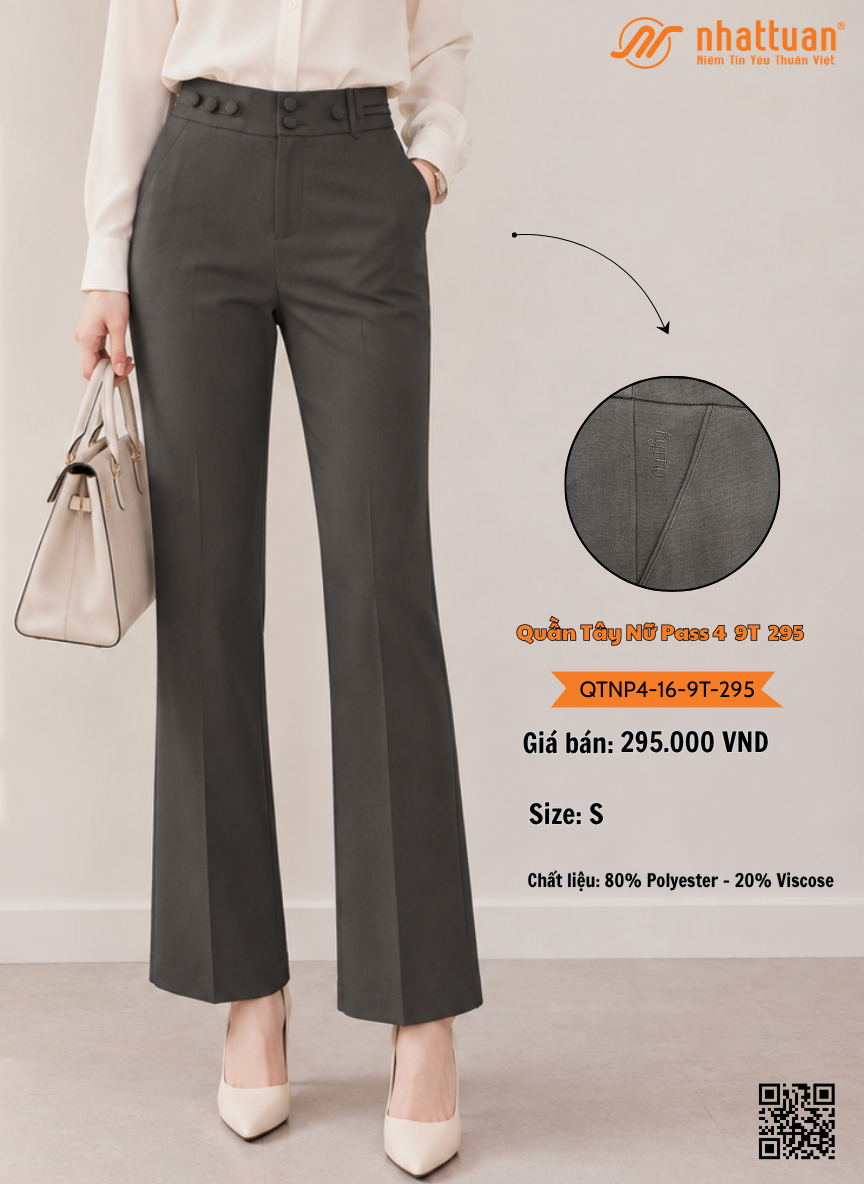 Quần Tây Nữ Pass 4-16-9T 295*