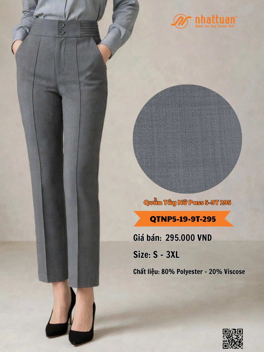 Quần Tây Nữ Pass 5-9T 295.
