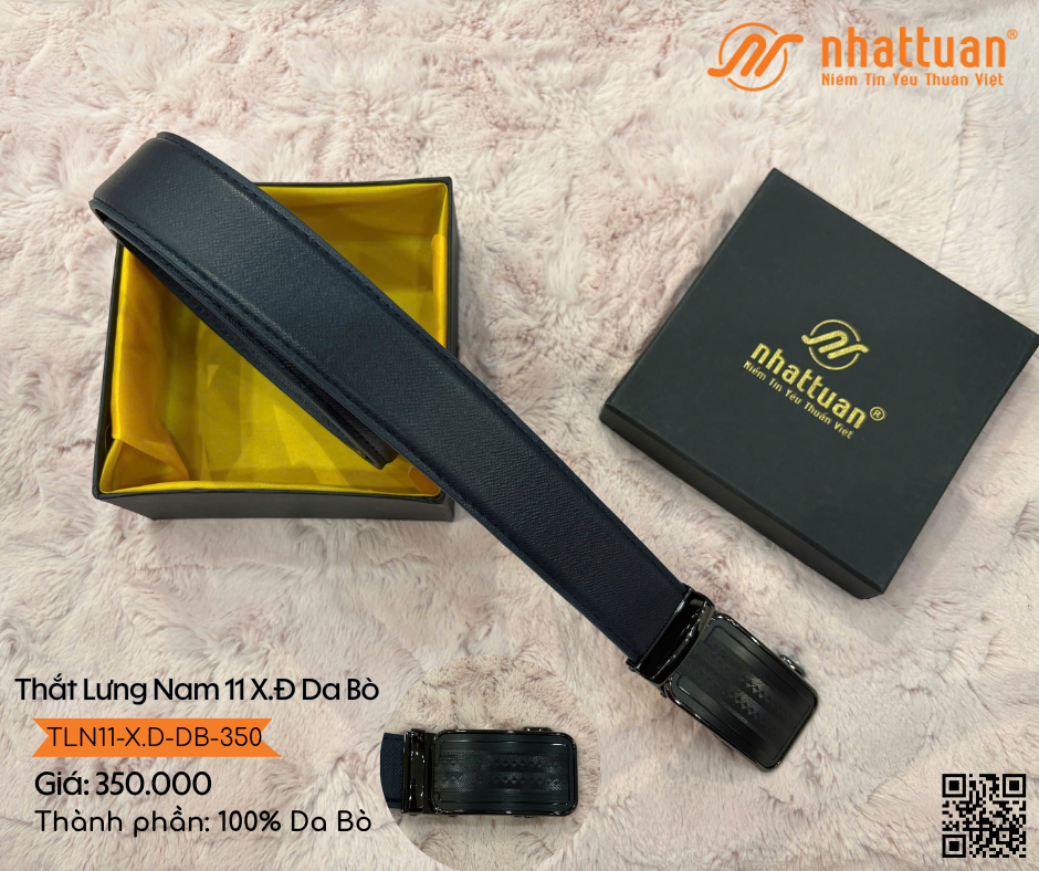 Thắt Lưng Nam 11 X.Đ Da Bò 350