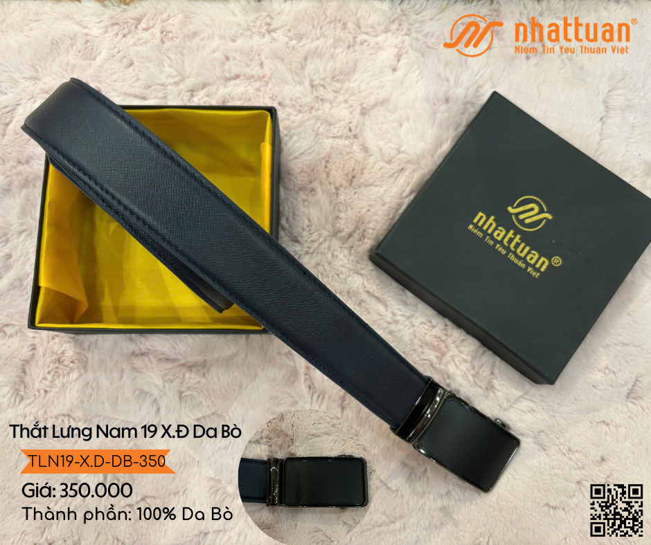 Thắt Lưng Nam 19 X.Đ Da Bò 350