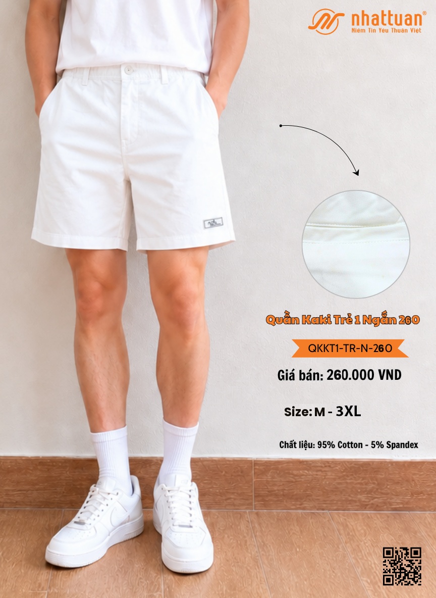 Quần Kaki Trẻ 1 - Ngắn 260.