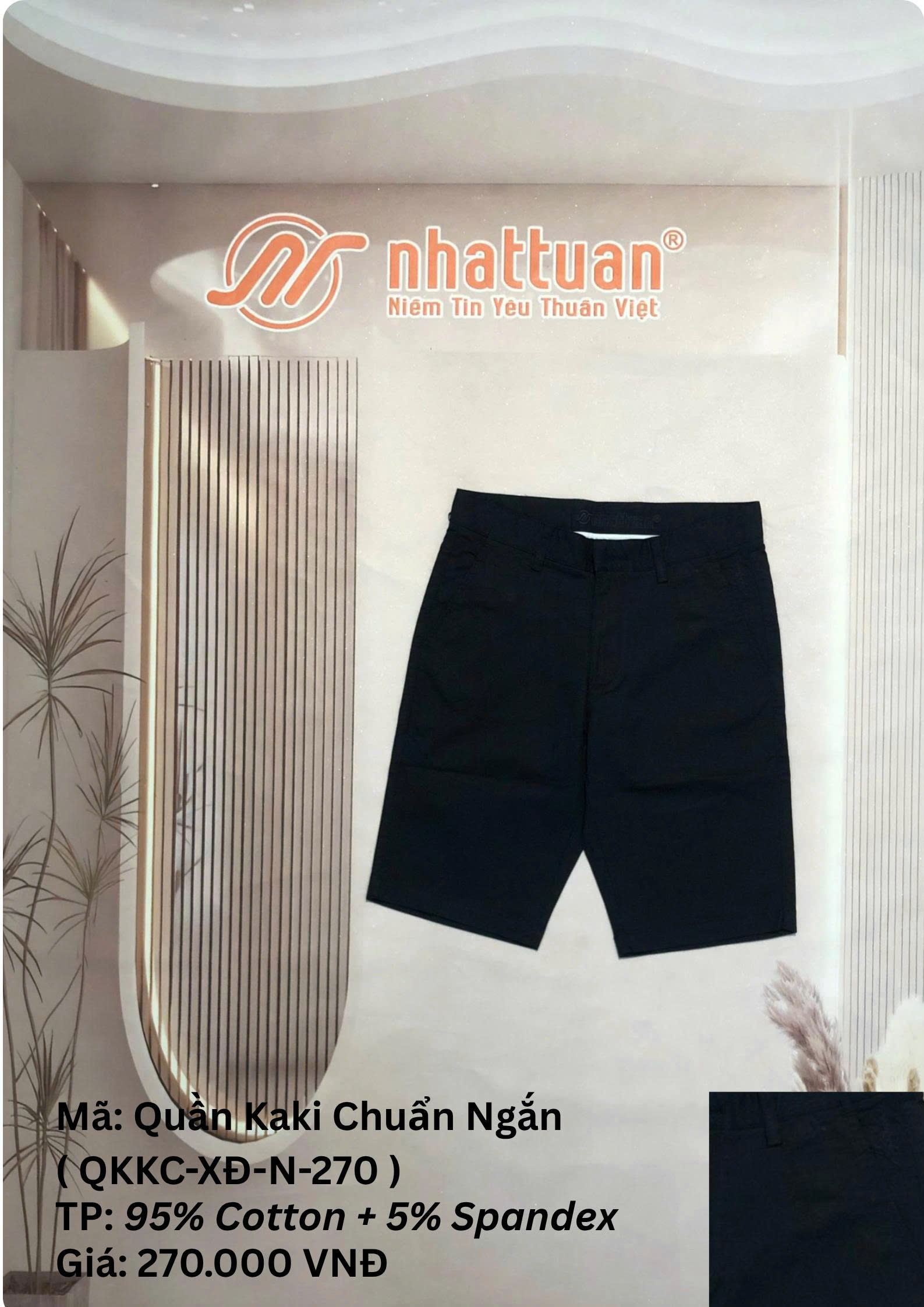 QUẦN KAKI CHUẨN NGẮN