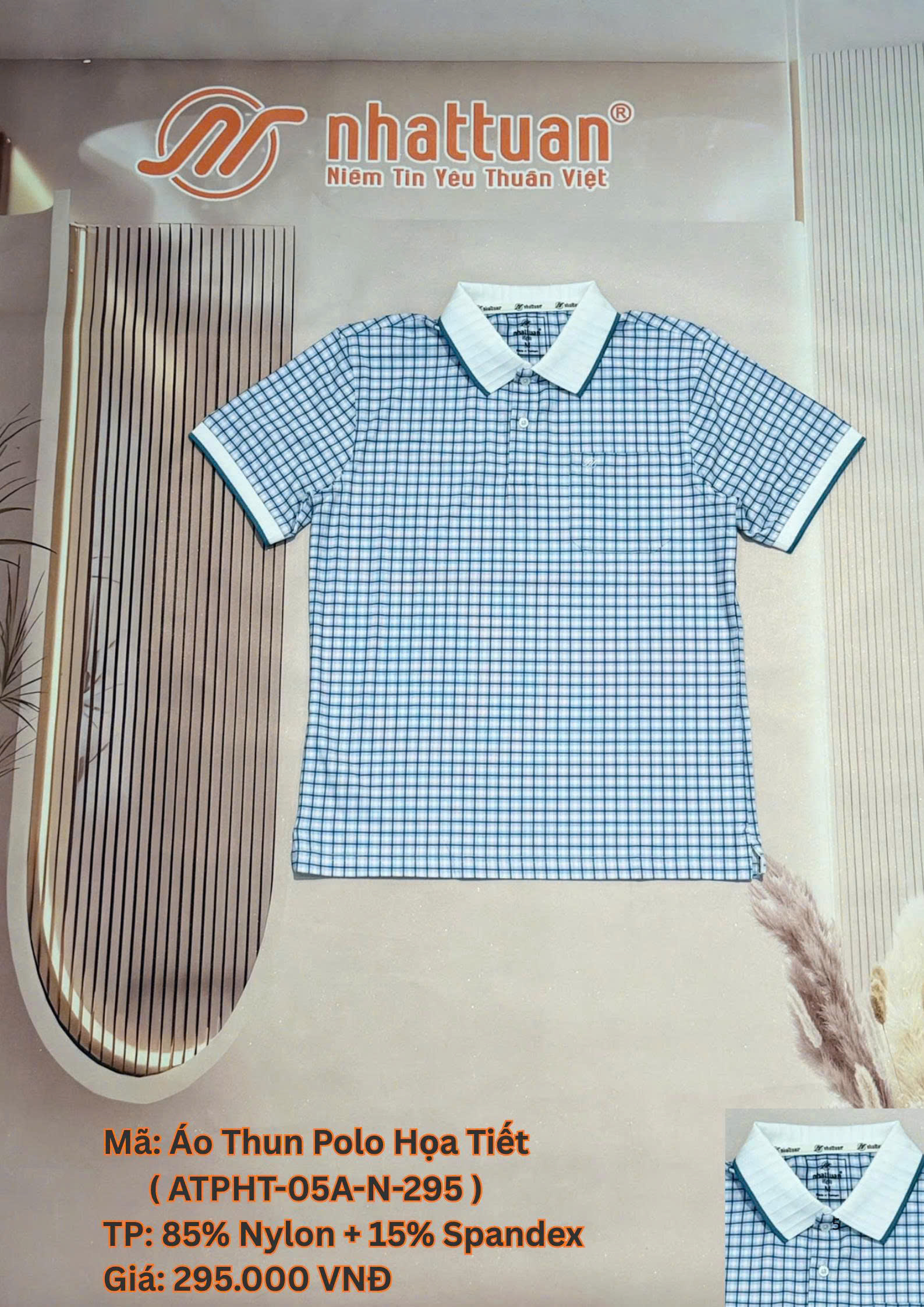 Áo Polo Họa Tiết Tay Ngắn