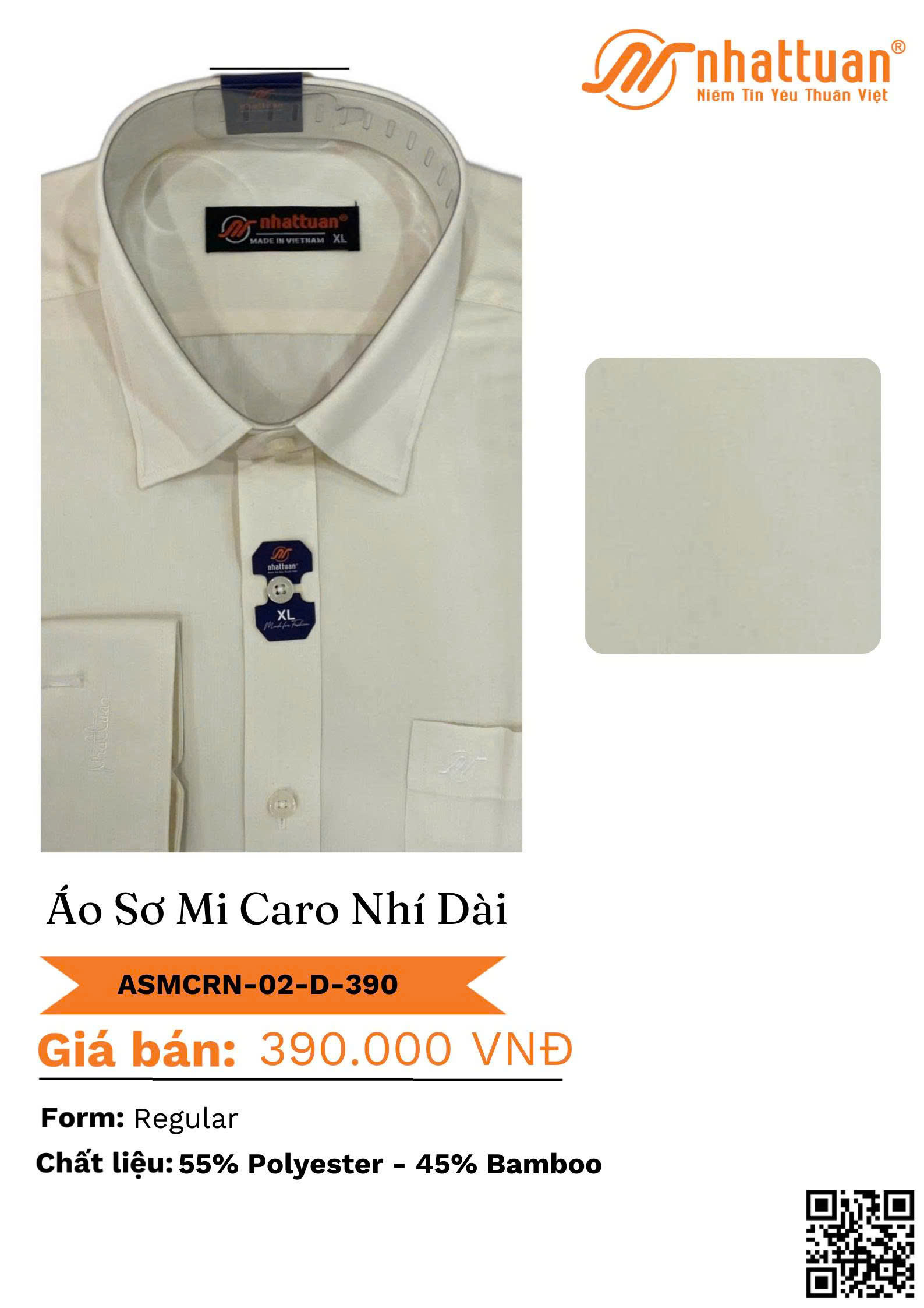 Áo Sơ Mi Caro Nhí Tay Dài