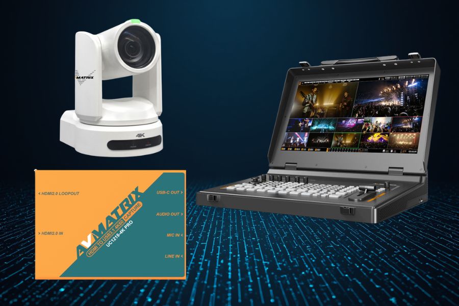 Trọn Bộ Thiết Bị Livestream Avmatrix Chuyên Nghiệp Đỉnh Nhất 2026