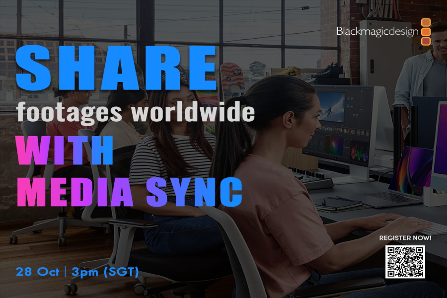 BLACKMAGIC DESIGN LIVE – EPISODE 3 | SHARE FOOTAGE WORLDWIDE WITH MEDIA SYNC