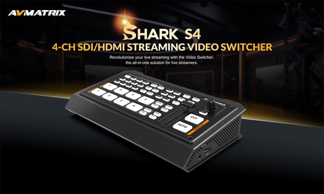 Bàn trộn livestream loại nào tốt nhất? Avmatrix Shark S4