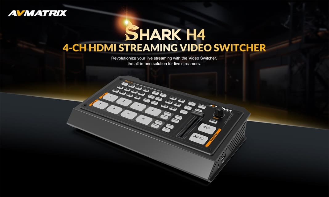 Bàn trộn livestream loại nào tốt nhất? Avmatrix Shark H4